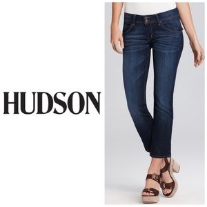 Hudson Jeans Collin flap midrise dark wash jeans size 30